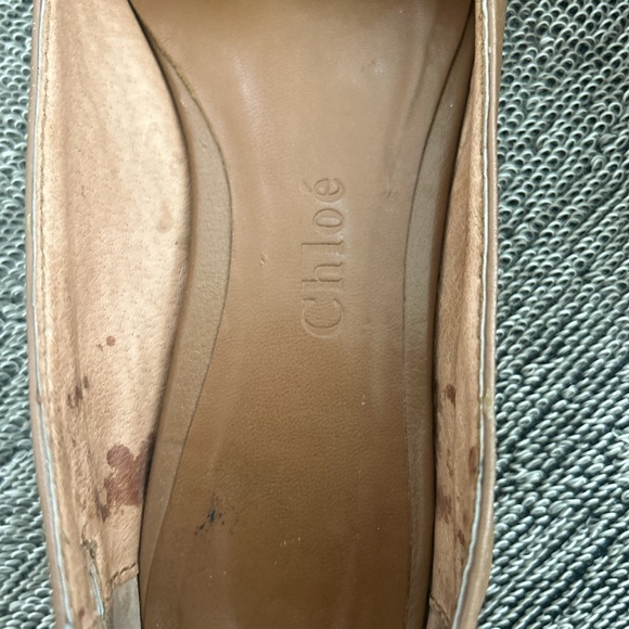 Chloé womens brown ballet flats size 40 - Picture 3 of 4
